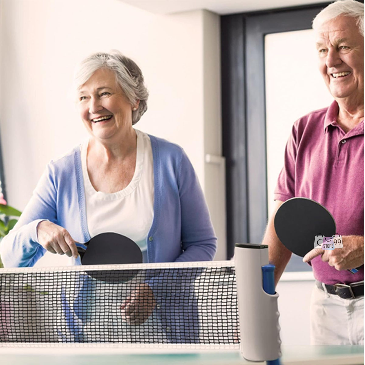 Malla Retráctil De Ping Pong Para Jugar